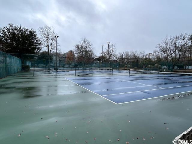 view of sport court