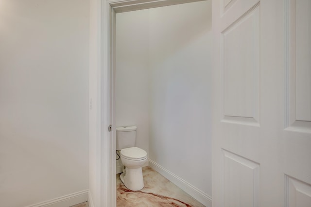 bathroom with toilet