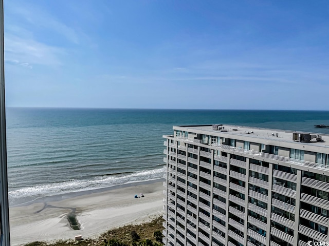 water view with a beach view