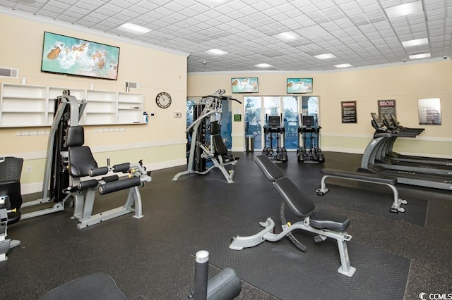 603 S Ocean Blvd Unit 1115, North Myrtle Beach, SC 29582 - workout area featuring baseboards