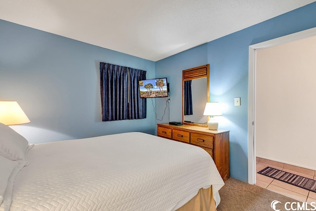 view of tiled bedroom