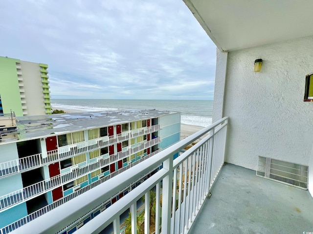 1207 S Ocean Blvd Unit 50804, Myrtle Beach, SC 29577 - balcony with a water view