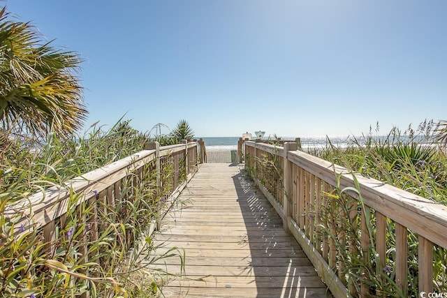 1207 S Ocean Blvd Unit 50804, Myrtle Beach, SC 29577 - view of home's community with view of water and beach