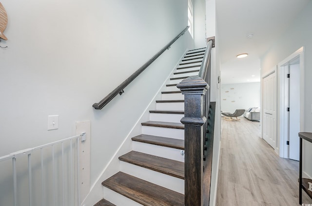 503 30th Ave N, Myrtle Beach, SC 29577 - stairway with wood finished floors and recessed lighting