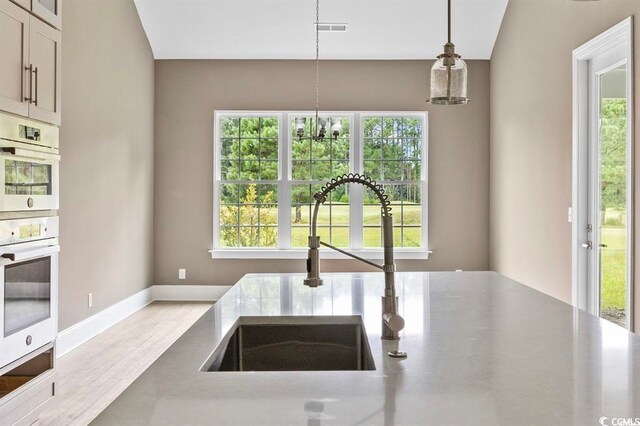 bathroom with separate shower and tub