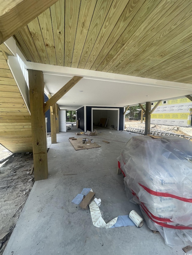 721 10th Ave S, Surfside Beach, SC 29575 - view of patio / terrace featuring a garage
