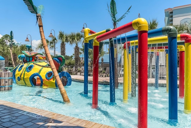 view of jungle gym