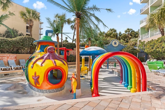 view of jungle gym