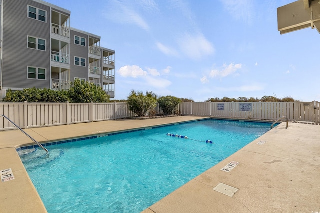 view of pool