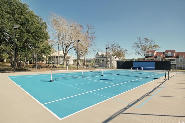 view of sport court