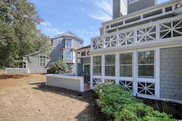 view of rear view of house