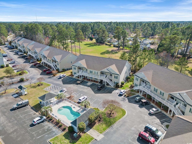 view of birds eye view of property