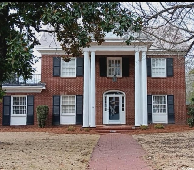 view of neoclassical / greek revival house