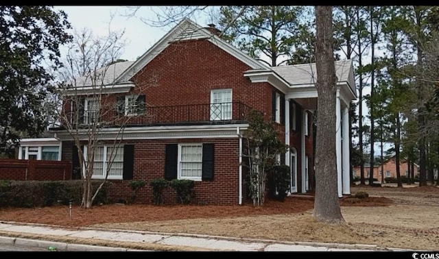 view of front of property