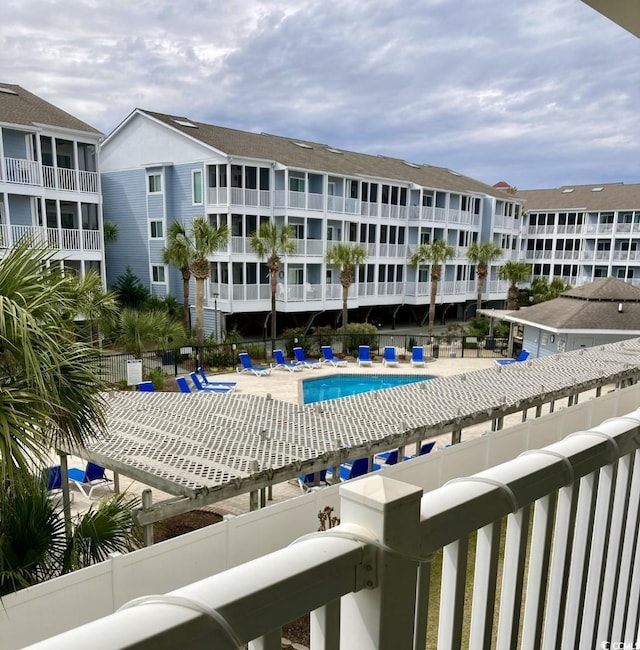 view of pool