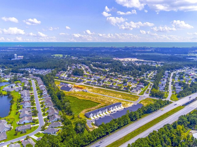 233 Sandridgebury Dr Unit 57, Little River, SC 29566 - bird's eye view with a water view and a residential view