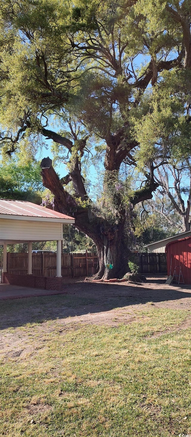 view of yard