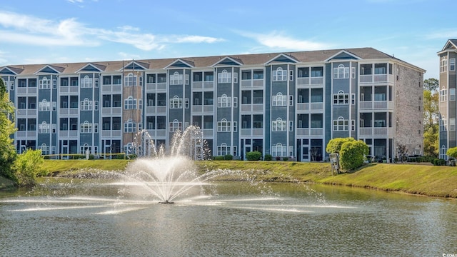 view of property featuring a water view