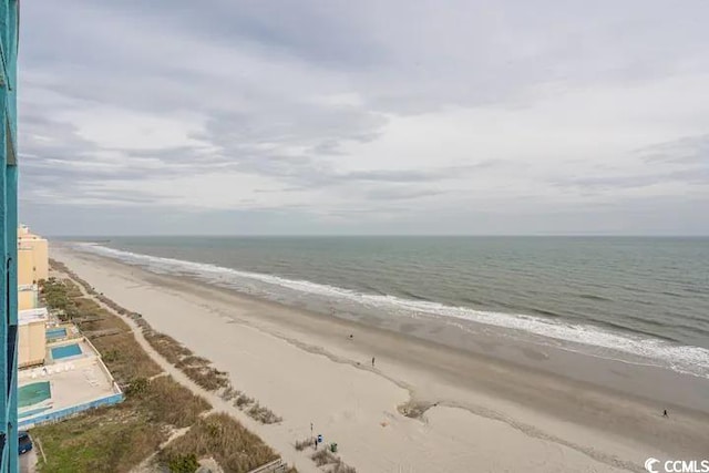 water view with a beach view