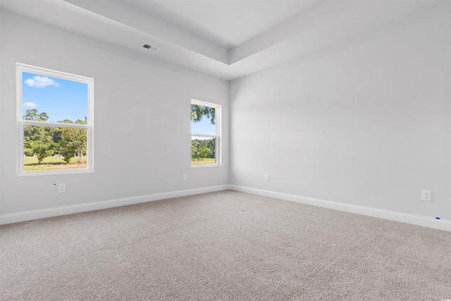 unfurnished room featuring carpet flooring