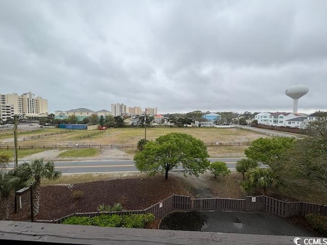 view of water feature