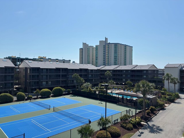 212 2nd Ave N Unit 362, North Myrtle Beach, SC 29582 - view of tennis court featuring fence