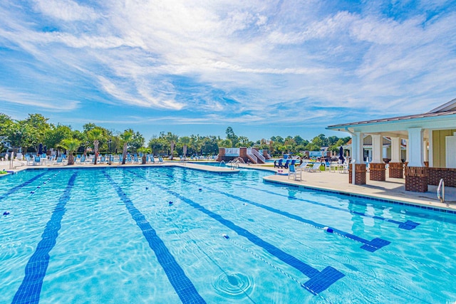 view of pool