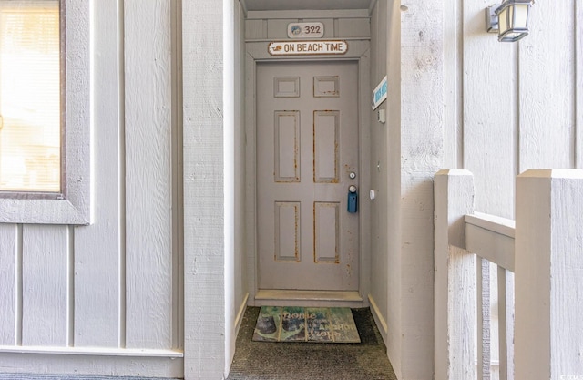 view of entrance to property