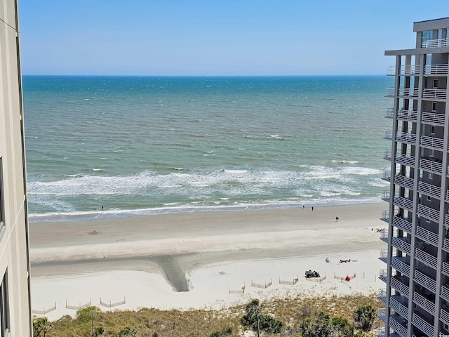 water view with a beach view