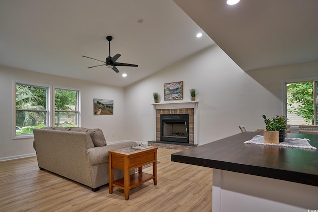 interior space with light wood-type flooring