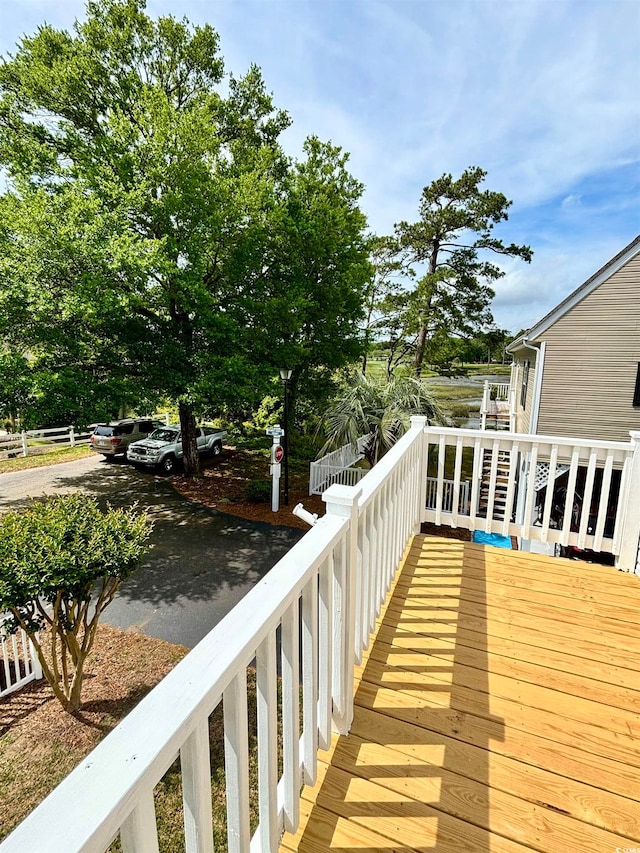 view of deck