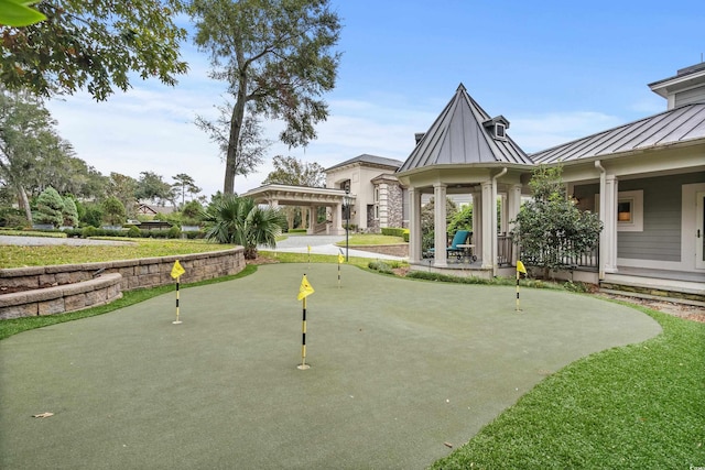9400 Lake Dr, Myrtle Beach, SC 29572 - view of community with a patio area