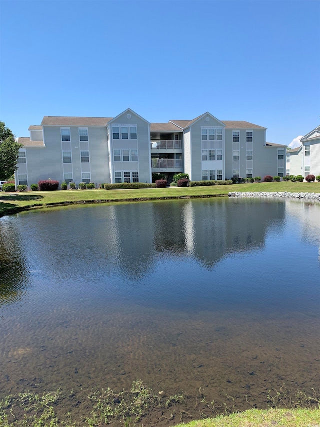 view of property view of water