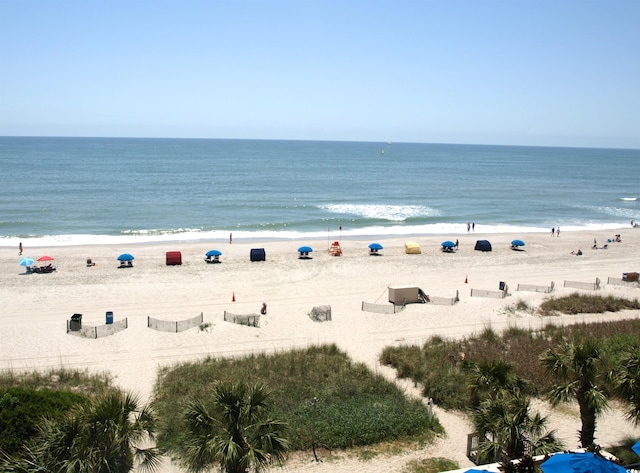 water view featuring a view of the beach