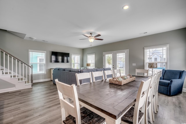 kitchen featuring light stone countertops, dark wood-type flooring, white cabinets, a sink, and stainless steel appliances