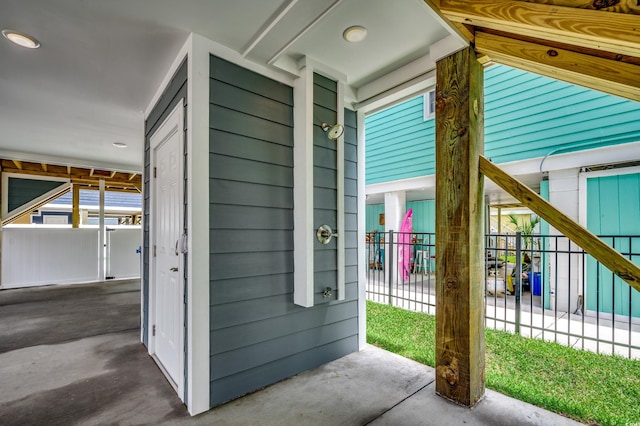 view of entrance to property
