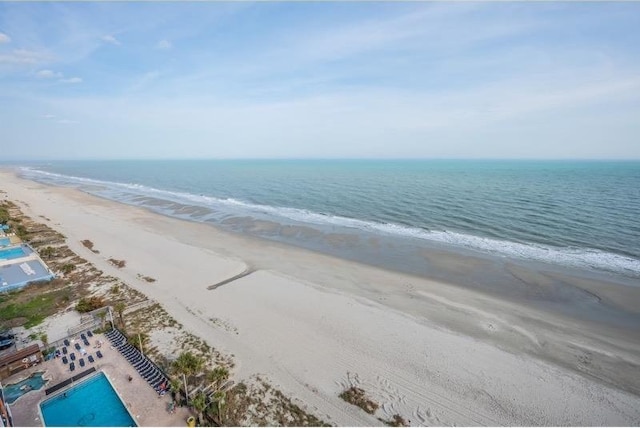 water view featuring a view of the beach