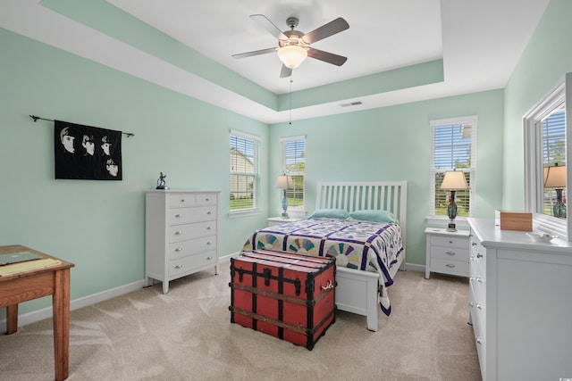 1433 Beaumont Way, Myrtle Beach, SC 29577 - bedroom with light colored carpet, multiple windows, and baseboards