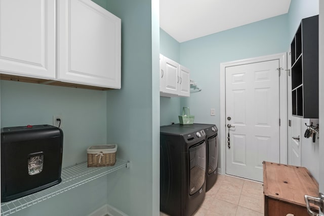 1433 Beaumont Way, Myrtle Beach, SC 29577 - washroom with cabinet space, washer and dryer, and light tile patterned floors