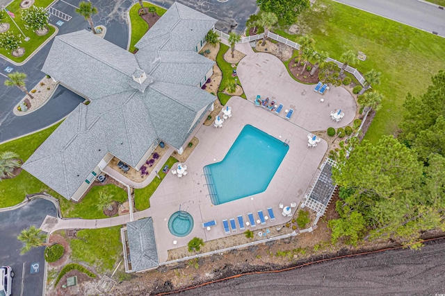242 Sun Colony Blvd Unit 101, Longs, SC 29568 - bird's eye view of a pool