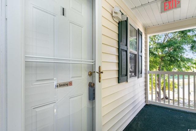 view of property entrance