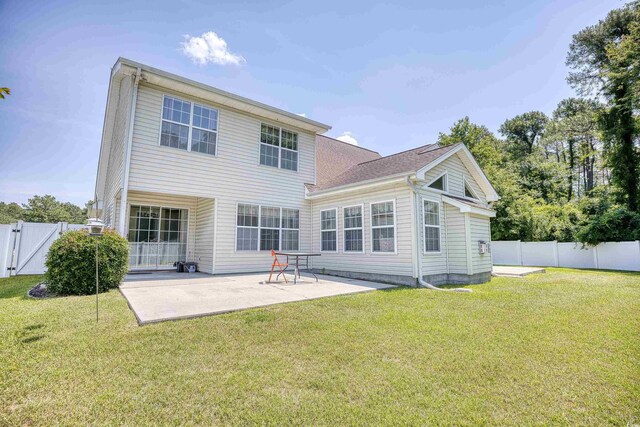 2513 Hunters Trl, Myrtle Beach, SC 29588 - back of house with a patio area and a gate