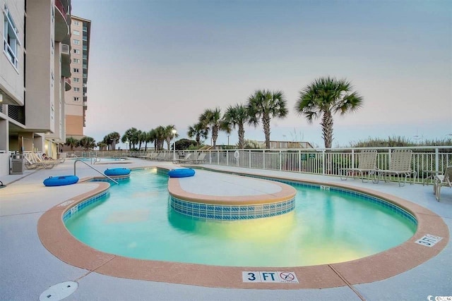 view of pool