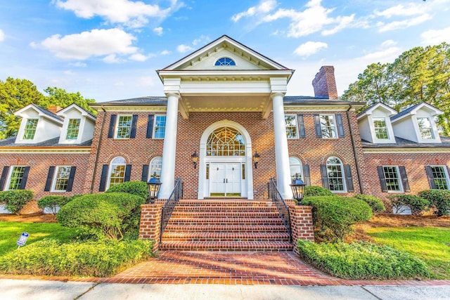 view of neoclassical / greek revival house