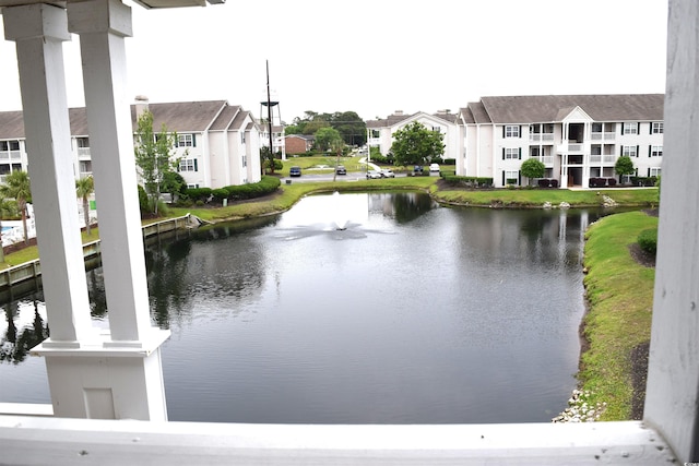 property view of water