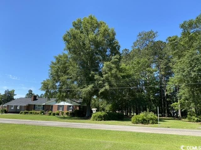 view of home's community featuring a yard