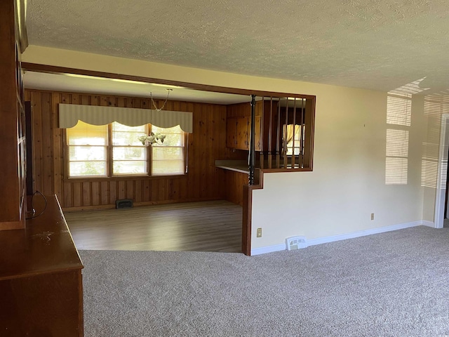 4155 Pinewood Dr, Mullins, SC 29574 - interior space featuring carpet and a textured ceiling