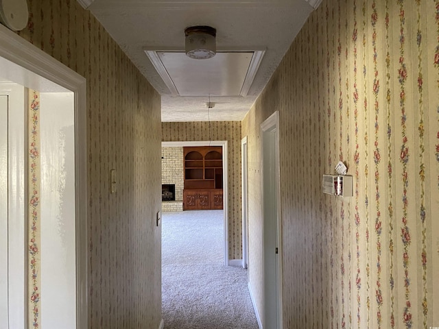 4155 Pinewood Dr, Mullins, SC 29574 - hallway with carpet