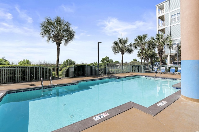 view of pool