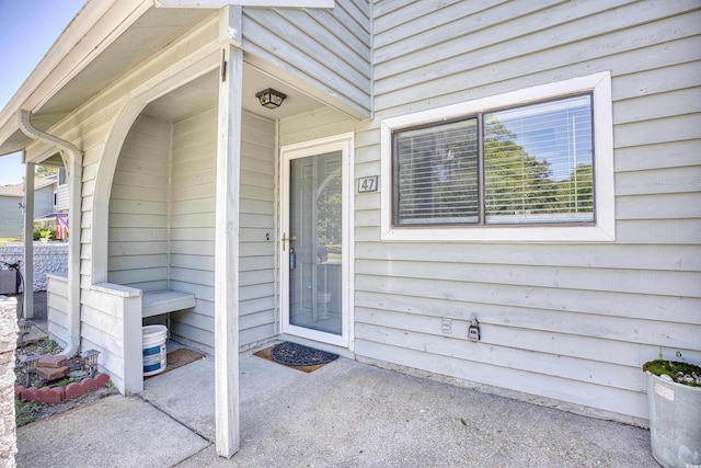 view of entrance to property